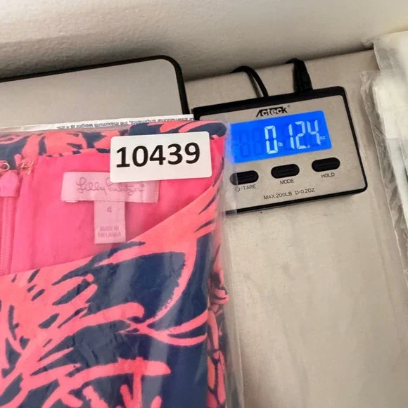 LILLY PULITZER Donna Romper Women 4 Indigo Night Caw Blue Pink Parrot Sleeveless - Picture 16 of 16